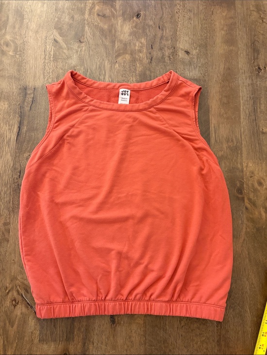 JoyLab Tops - JoyLab Coral Gathered-Hem Sleeveless Tank